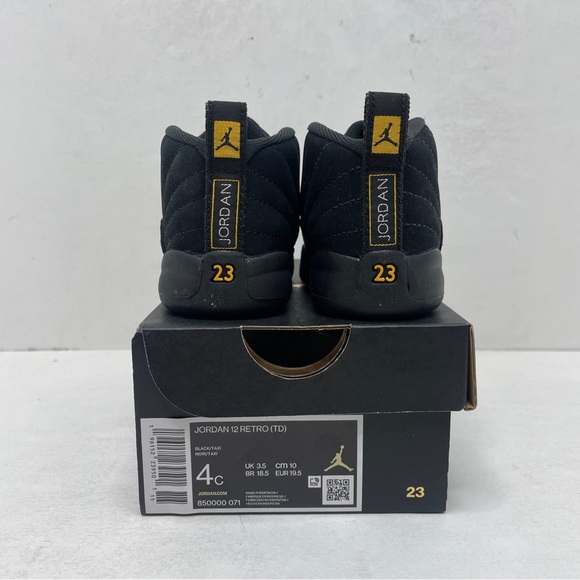 Nike Air Jordan 12 Retro TD “Black Taxi” 2023 - Picture 4 of 4